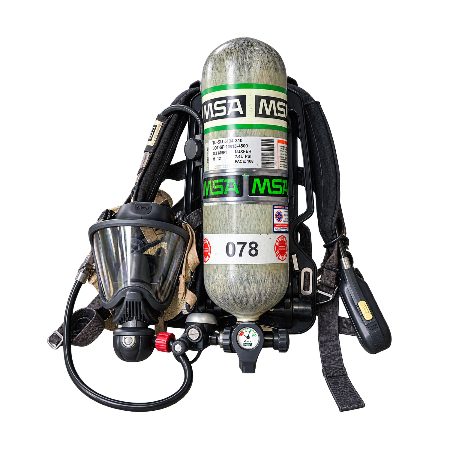 ชุดเครื่องช่วยหายใจ (SCBA) 6 ลิตร (45 นาที) / MSA