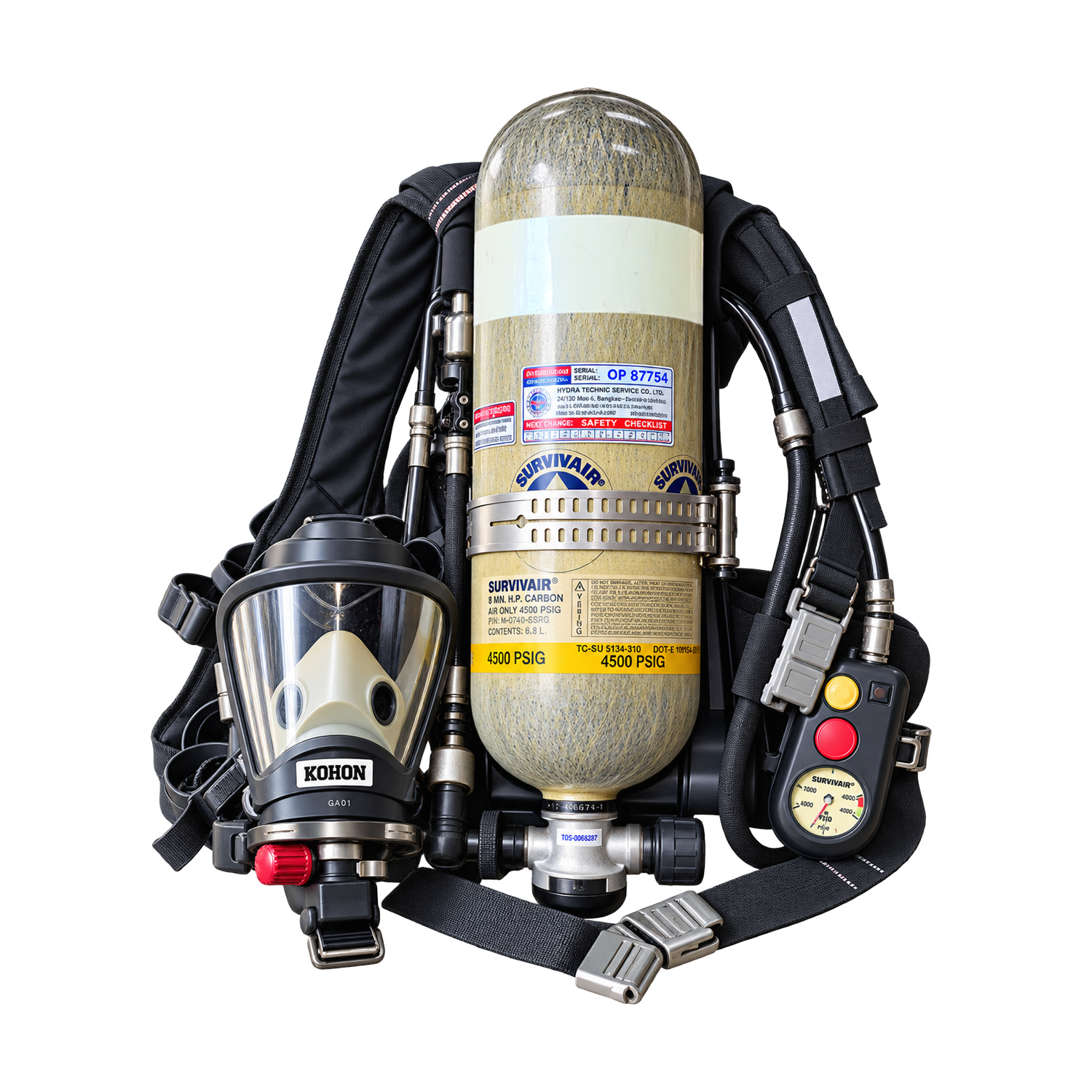 ชุดเครื่องช่วยหายใจ (SCBA) 9 ลิตร (60 นาที) / SURVIVAIR